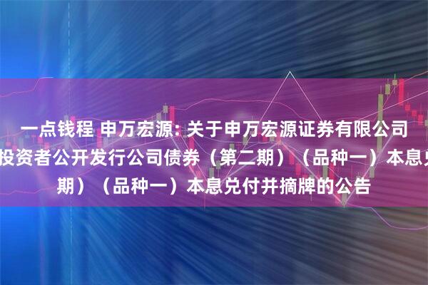 一点钱程 申万宏源: 关于申万宏源证券有限公司2023年面向专业投资者公开发行公司债券(第二期)(品种一)本息兑付并摘牌的公告