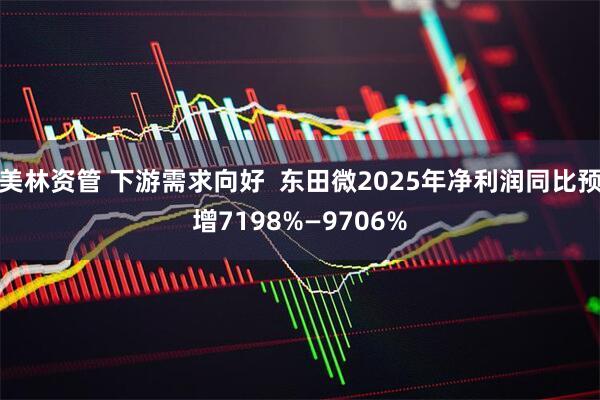 美林资管 下游需求向好  东田微2025年净利润同比预增7198%—9706%